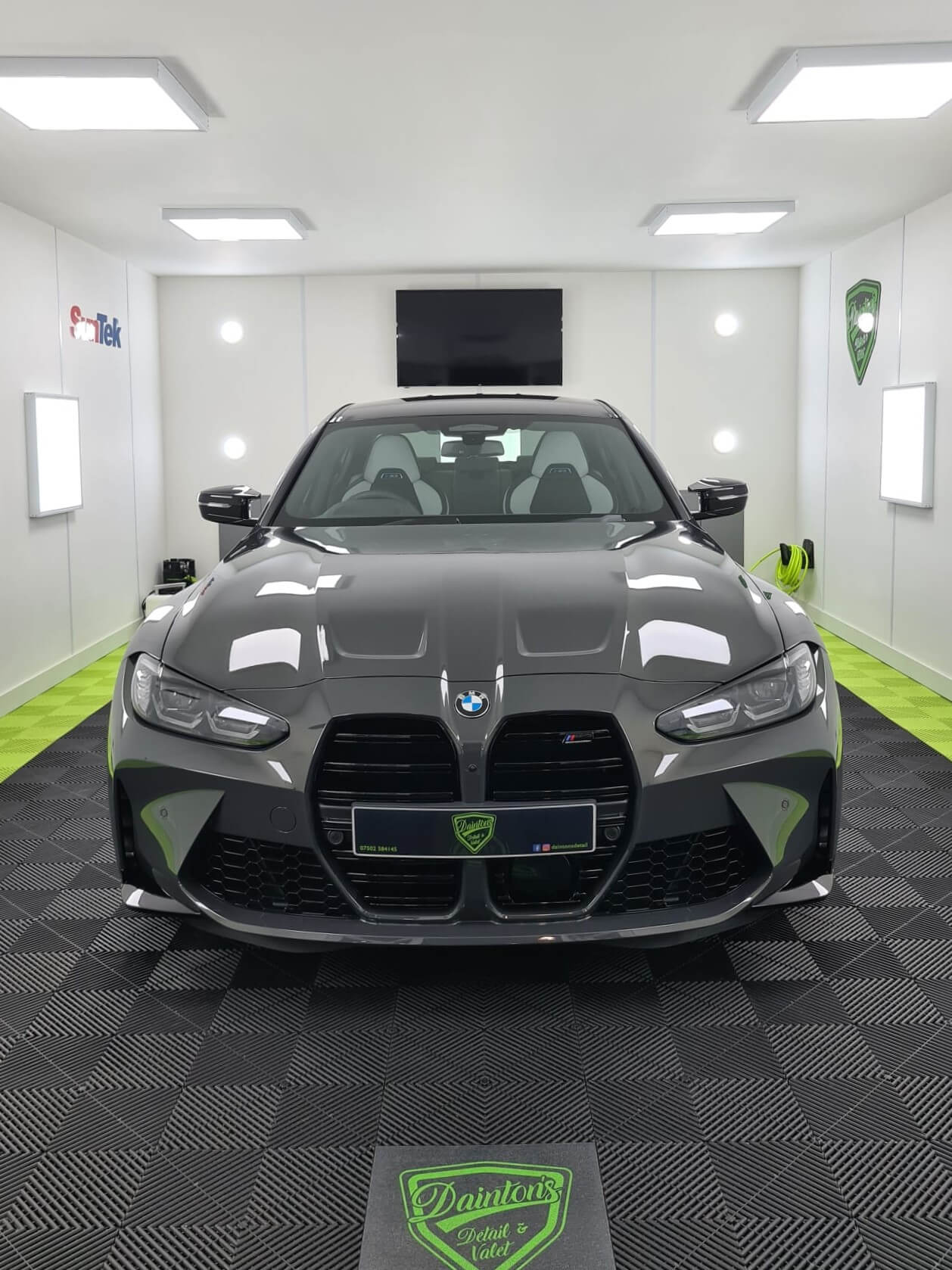 BMW paint correction at Dainton's studio in Reading